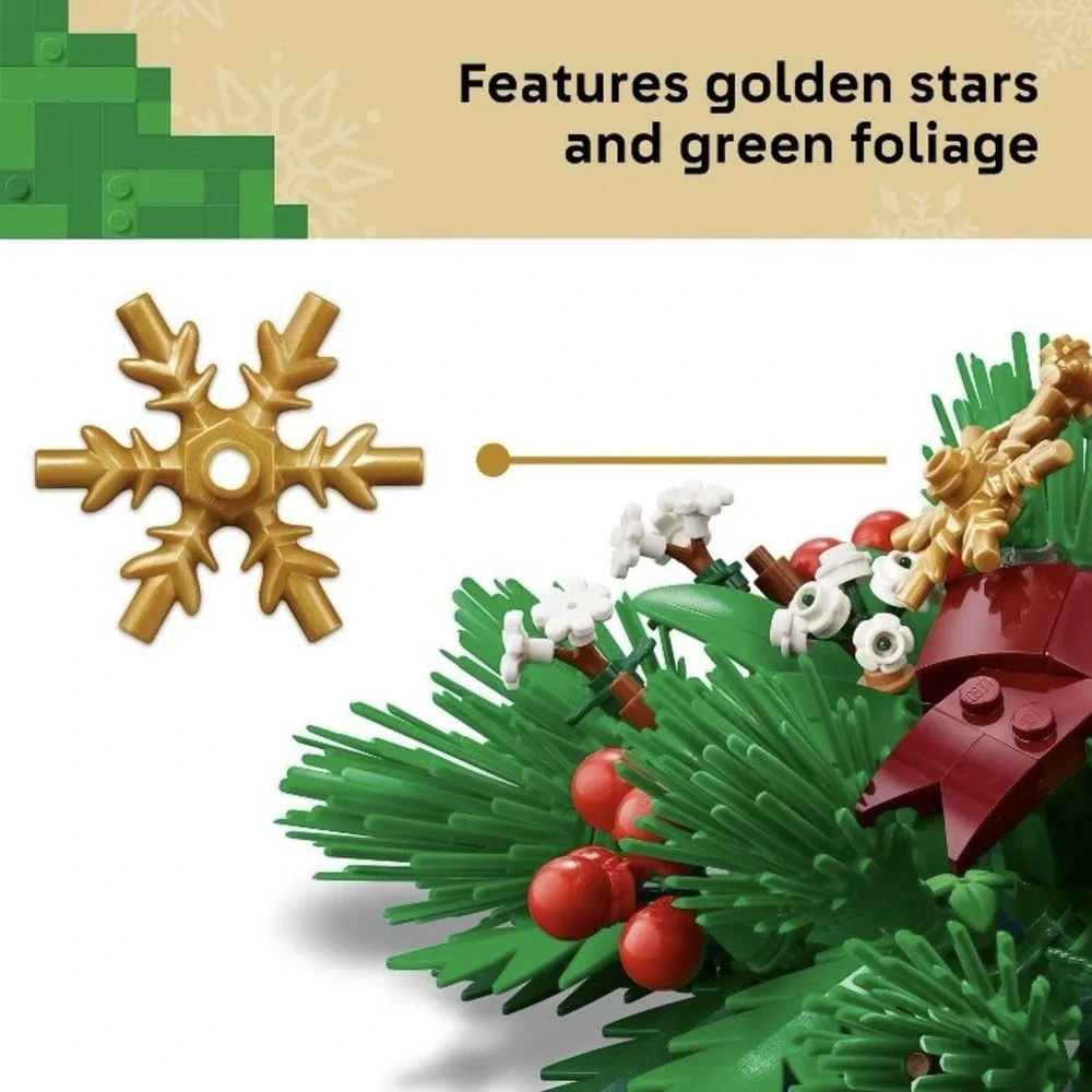 LEGO 40743 Christmas Holiday Table Decoration Candle Centerpiece Sealed NEW‎